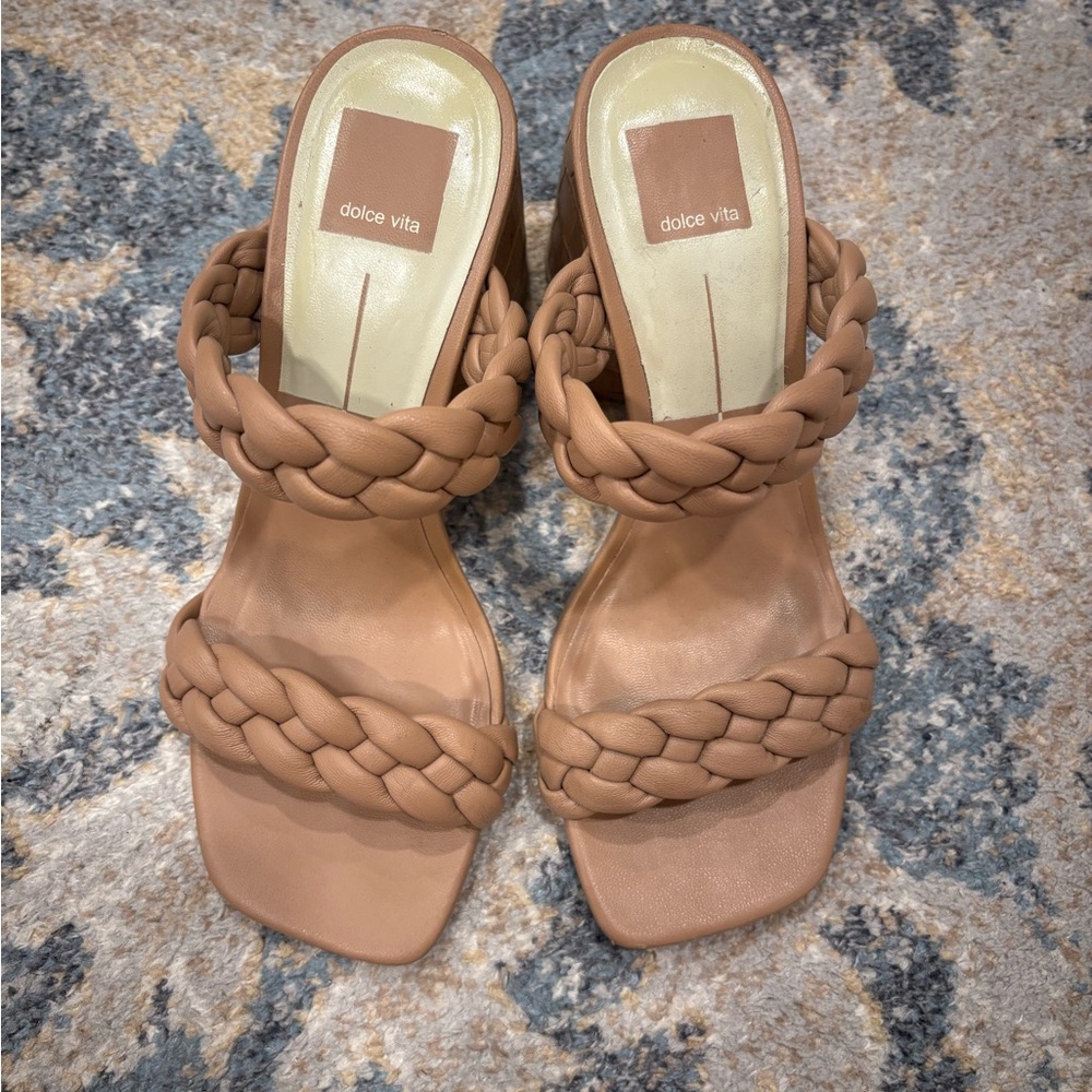Dolce Vita Women's Brown Braided Sandals